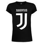 تی شرت زنانه ساروک طرح Juventus F.C رنگ مشکی