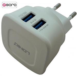 شارژر دیواری الدینیو مدل DL-AC63 به همراه کابل MicroUSB