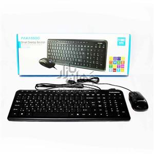 کیبورد و ماوس باسیم فراسو مدل FCM-3444 با رابط PS/2