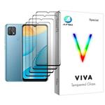 محافظ صفحه نمایش جانبو مدل Viva Glass MIX004 مناسب برای گوشی موبایل اوپو A15 بسته چهار عددی