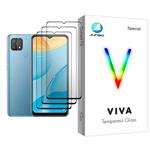 محافظ صفحه نمایش جانبو مدل Viva Glass MIX003 مناسب برای گوشی موبایل اوپو A15 بسته سه عددی