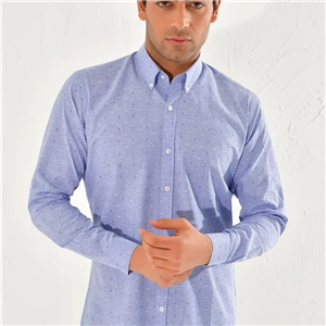 پیراهن مردانه کد G 1440 Slim Fit Indigo