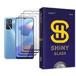 محافظ صفحه نمایش آتوچبو مدل Shiny Glass MIX003 مناسب برای گوشی موبایل اوپو A54s بسته سه عددی