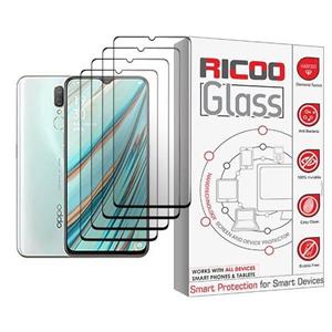 محافظ صفحه نمایش ریکو مدل Ricoo Glass MIX004 مناسب برای گوشی موبایل اوپو A9 بسته چهار عددی