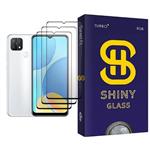 محافظ صفحه نمایش آتوچبو مدل Shiny Glass MIX003 مناسب برای گوشی موبایل اوپو A15s بسته سه عددی