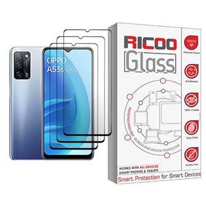 محافظ صفحه نمایش ریکو مدل Ricoo Glass MIX003 مناسب برای گوشی موبایل اوپو A53s 5G بسته سه عددی