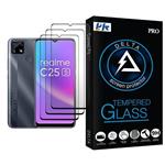 PK Delta Glass MIX003 Screen Protector For Realme C25s Pack Of 3