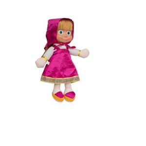 عروسک ماشا طرح موزیکال\nصورت پلاستیکی\nتک رنگ\nحدودا 25 سانت