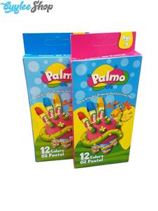  پاستل روغنی 12 عددی پالمو palma 12 colors oil pastel