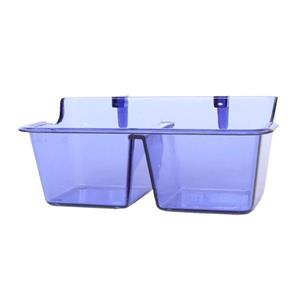 ظرف آب و غذا پرنده مدل دوطرفه کریستال کد MZ142