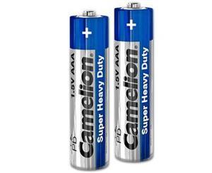باتری نیم قلم کربن روی سری آبی 4عددی کملیون Camelion 4Pcs SuperHeavy Duty AAA Batteries