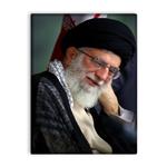 کاشی اطلس آبی طرح امام سید علی خامنه ای  مدل T5294