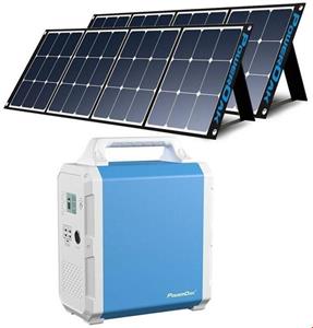 ژنراتور برق خورشیدی با پنل 1800وات بلوتی Bluetti EB120 - 2/ SP120 120W Solarpanel 