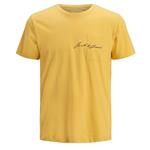تی شرت آستین کوتاه مردانه جک اند جونز مدل ساده جیب دار کد Olympus12180662 رنگ زرد