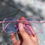عینک بلوکات زنانه  فریم گل‌بهی صورتی برند فریم MAYBACH