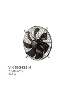فن ایلکا هفت پر فلزی بدون قاب تک فاز، قطر فن 50 سانت 1390 دور 400 وات، مدل VIK-50G4S2-H