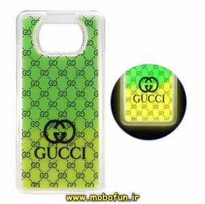 قاب گوشی Poco X3 NFC - Poco X3 Pro شیائومی طرح آکواریومی شبرنگی مدل لاکچری گوچی GUCCI کد 728