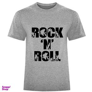 تی شرت آستین کوتاه مردانه مدل D1496 ROCK