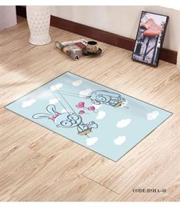 فرش و پادری اتاق کودک طرح خرگوش مدل 48