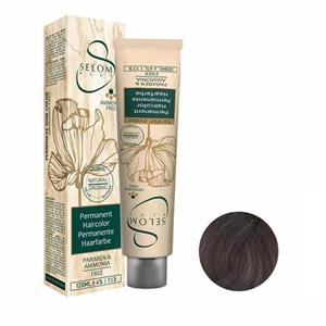 رنگ مو سلوم  شماره 1-5 حجم 120 میل رنگ قهوه‌ای دودی روشن