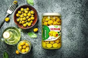 زیتون شور بی هسته ممتاز سمیران - 630 گرم