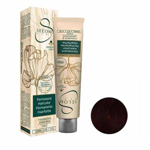 رنگ مو بدون آمونیاک سلوم شماره 5-5 حجم 120 میل رنگ قهوه‌ای ماهگونی روشن