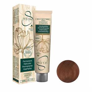 رنگ مو بدون آمونیاک سلوم  شماره 75-7 حجم 120 میل رنگ بلوند فندقی متوسط