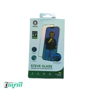محافظ صفحه نمایش گرین مدل Steve Glass مناسب برای گوشی موبایل اپل iPhone 13ProMax