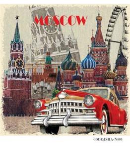 پوستر پارچه ای فانتزی دیواری مدل MOSCOW