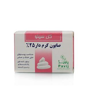 صابون کرم دار 25% گل سیتو