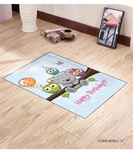 پادری و فرش اتاق کودک طرح BEAR & FRIENDS مدل 73