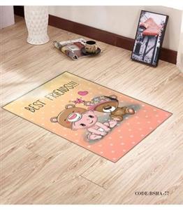 پادری و فرش اتاق کودک طرح BEST FRIENDS مدل 77