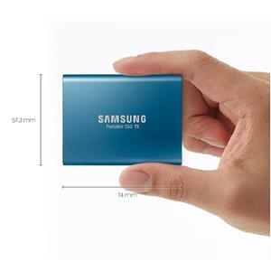 حافظه اس اس دی قابل حمل سامسونگ مدل تی 5 با ظرفیت 1 ترابایت SAMSUNG T5 1TB USB 3.1 Portable External SSD Drive