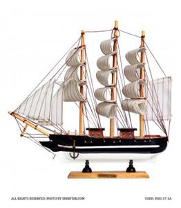 کشتی دکوری بادبان دار مدل CONFECTION کد 117