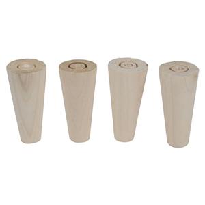 پایه میز مدل چوبی مخروطی کد 10 مجموعه 4 عددی