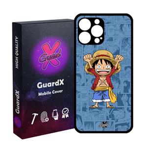 کاور گارد ایکس طرح One Piece Luffy Anime مدل Glass10464 مناسب برای گوشی موبایل اپل iPhone 13 Pro Max 