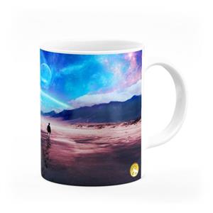 ماگ هومرو طرح کهکشان مدل MG2869 Hoomero galaxy MG2869 Mug