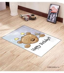 فرش و پادری اتاق کودک طرح BEAR مدل 54