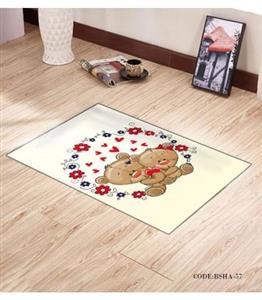 فرش و پادری اتاق کودک طرح LOVELY BEAR مدل 57
