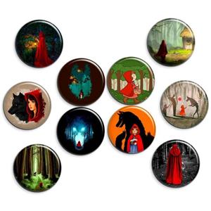 پیکسل پرمانه طرح شنل قرمزی کد pmg.6302 مجموعه 10 عددی