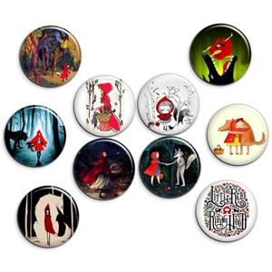 پیکسل پرمانه طرح شنل قرمزی کد pmg.6290 مجموعه 10 عددی