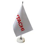 پرچم رومیزی مدل طرح لوگوی هیتاچی