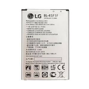باتری موبایل مدل BL-45F1F ظرفیت 2500 میلی آمپر ساعت مناسب برای گوشی موبایل ال جی K8 2017 / K4 2017