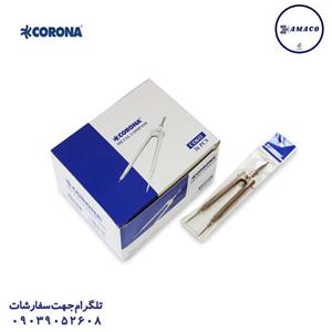 پرگار فلزی ساده 611و612 (1080) برند کرونا