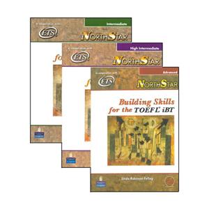 کتاب ‌Building skills for the TOEFL IBT  اثر Linda Robinson Flag انتشارات لانگمن 3 جلدی