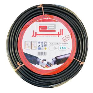 کابل برق افشان 2 در 4 اعتماد کابل البرز مدل ETEMAD ASL
