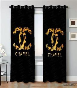 پرده پانچی اسپرت مدل CHANEL GOLD