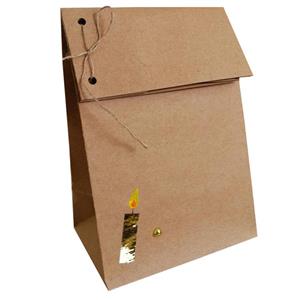 ساک هدیه مدل کرافت تاشو A4 بسته 5 عددی