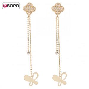 گوشواره طلا 18 عیار ماهک مدل ME0615 Maahak ME0615 Gold Earring