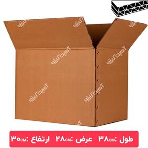 کارتن بسته بندی متوسط سایز (38-28-30)